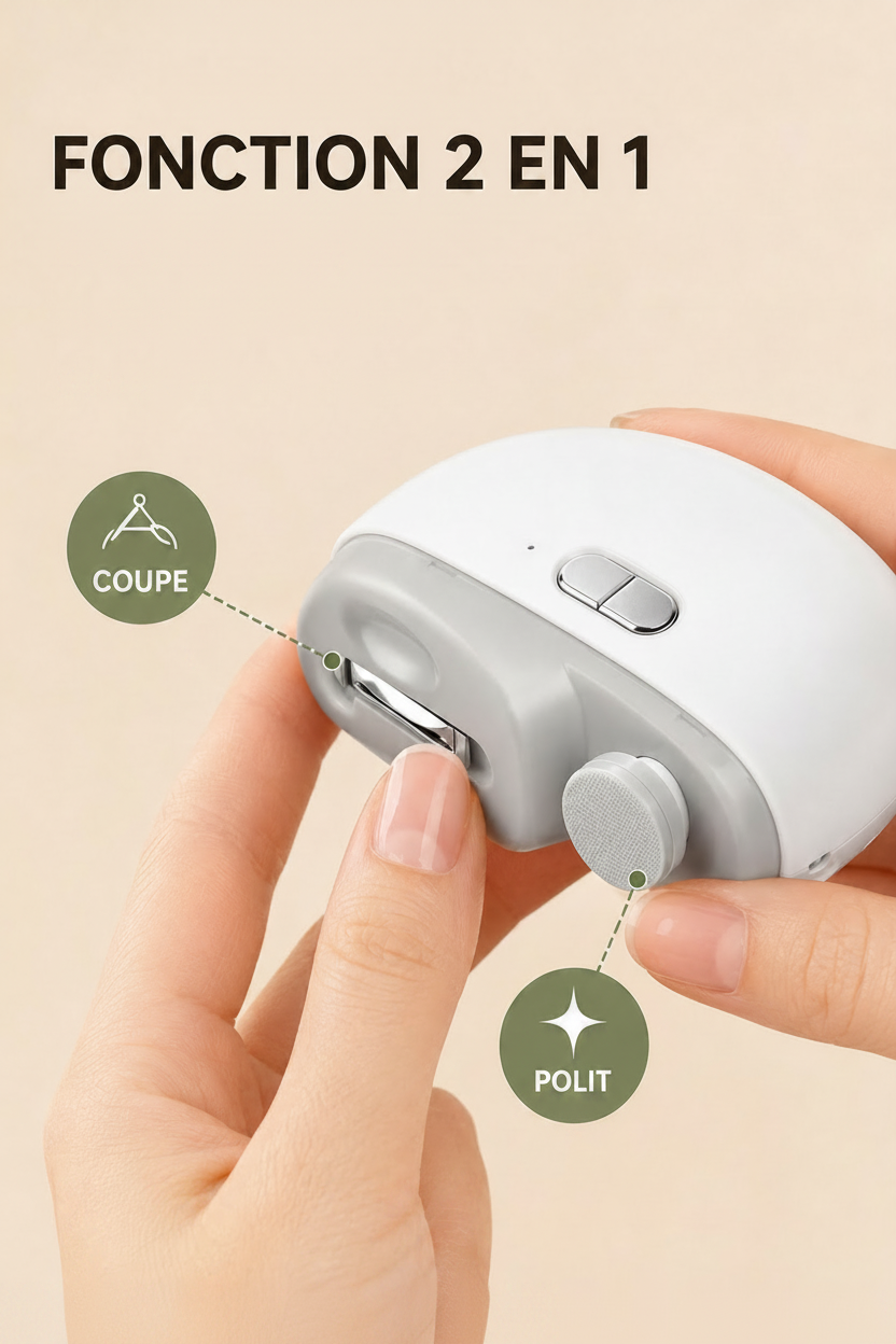 NailZen™ 3-in-1 Electric Nail Trimmer