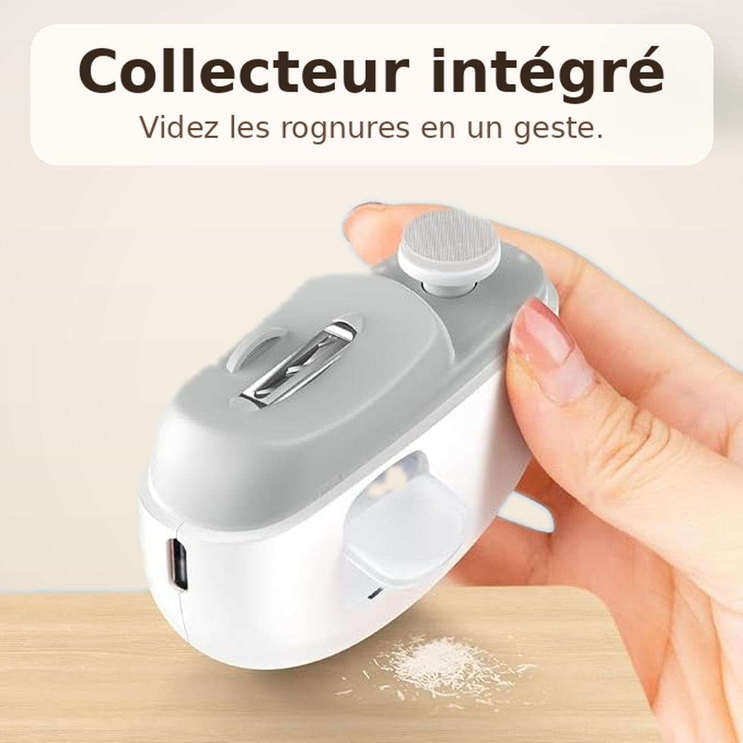 NailZen™ — Coupe-ongles électrique pour enfants et parents